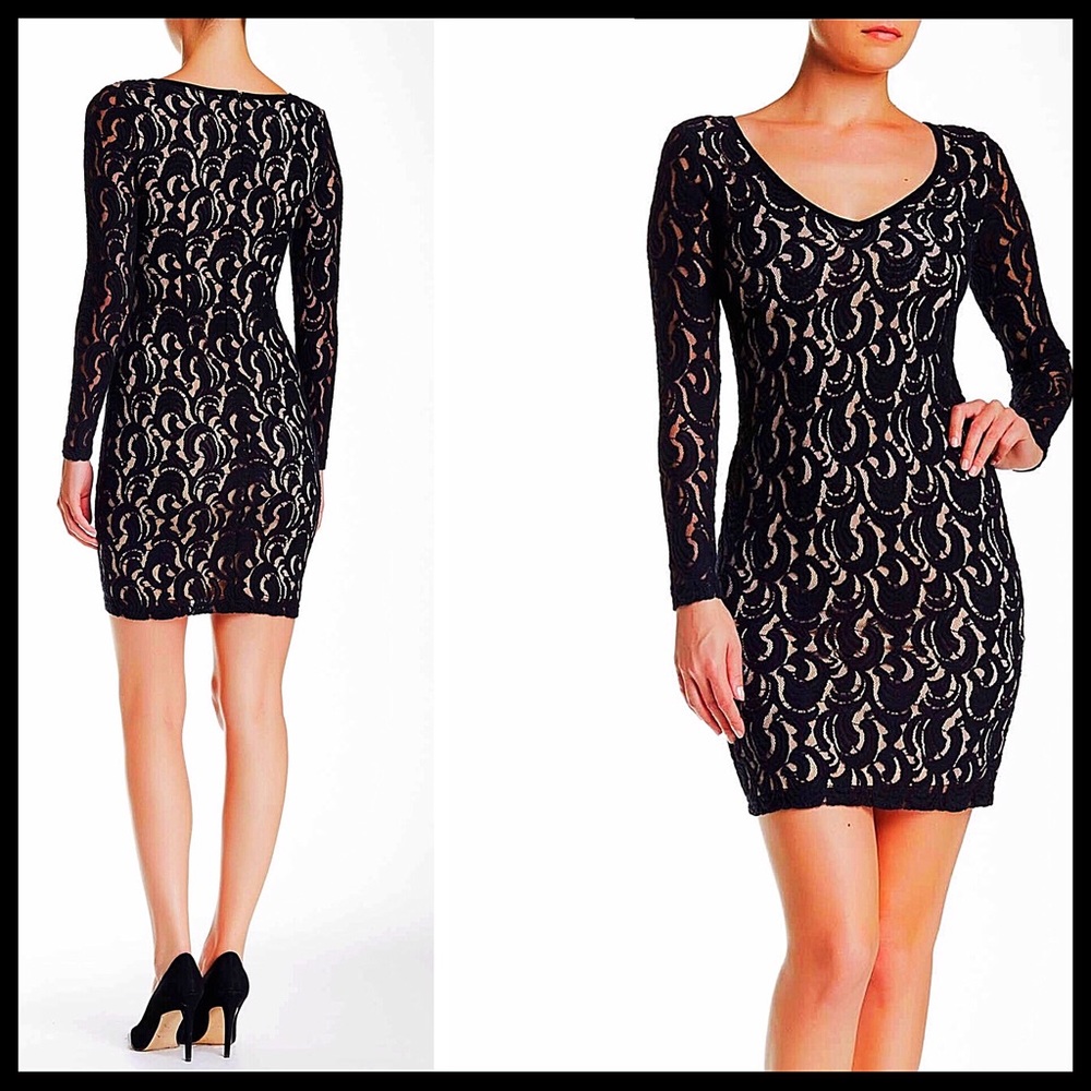 TRACY REESE CROCHET LACE COCKTAIL DRESS - Picture 6 of 6